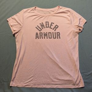 UA pink t shirt L
